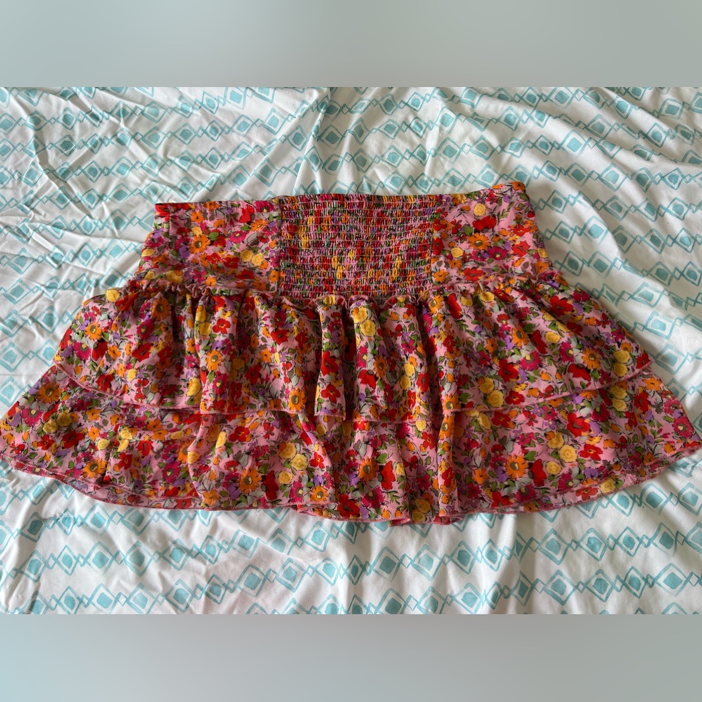 Flowery skirt